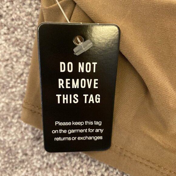 Express Womens Cowl Neck Cropped Cami Spaghetti Straps Sandshell Top Size XL NWT - Picture 14 of 16